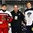 GRAND FORKS, NORTH DAKOTA - APRIL 14: Czech Republic's Filip Zadina #24 and Finland's Markus Nurmi #27 receives Player of the Game awards from Greg Evenson during preliminary round action at the 2016 IIHF Ice Hockey U18 World Championship. (Photo by Matt Zambonin/HHOF-IIHF Images)

